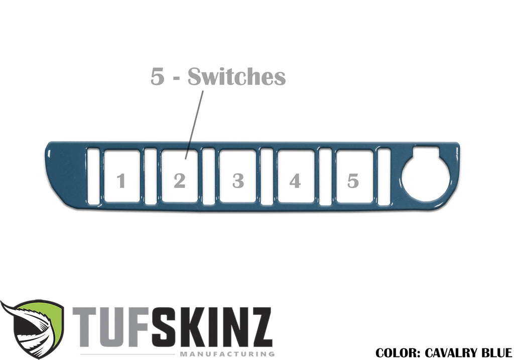 Center Dash Switch Panel Accent Fits 2016-2023 Toyota Tacoma