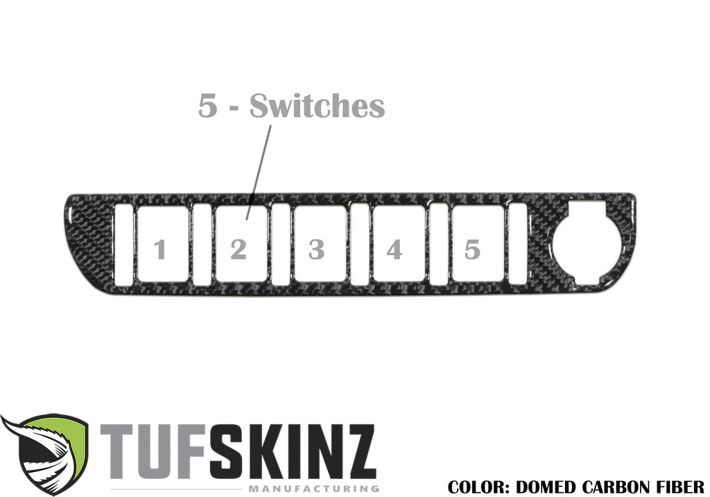 Center Dash Switch Panel Accent Fits 2016-2023 Toyota Tacoma