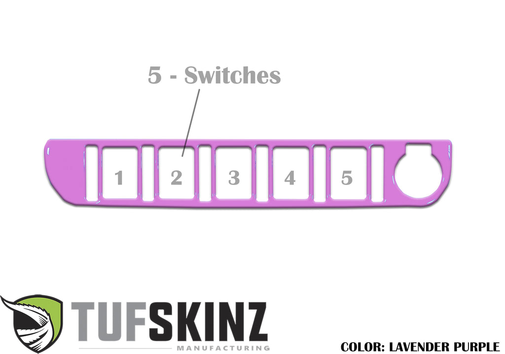 Center Dash Switch Panel Accent Fits 2016-2023 Toyota Tacoma