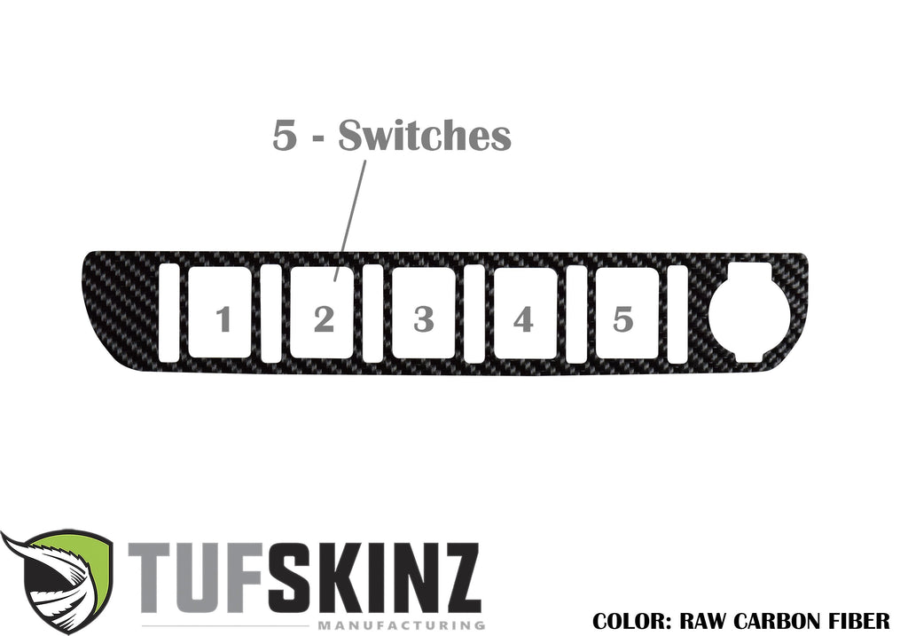Center Dash Switch Panel Accent Fits 2016-2023 Toyota Tacoma