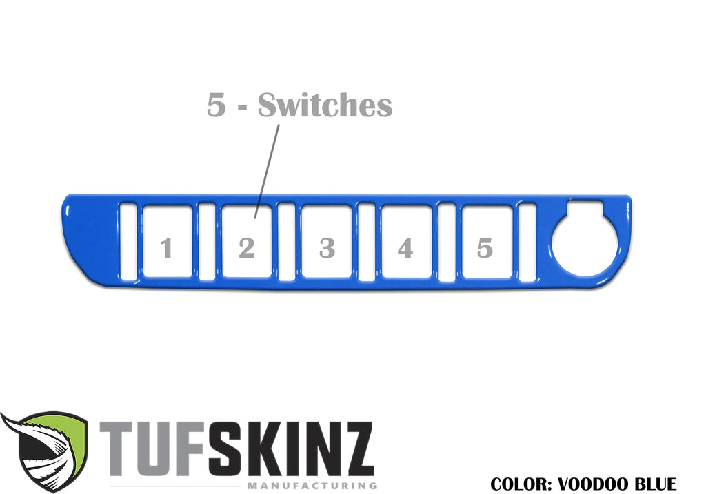 Center Dash Switch Panel Accent Fits 2016-2023 Toyota Tacoma