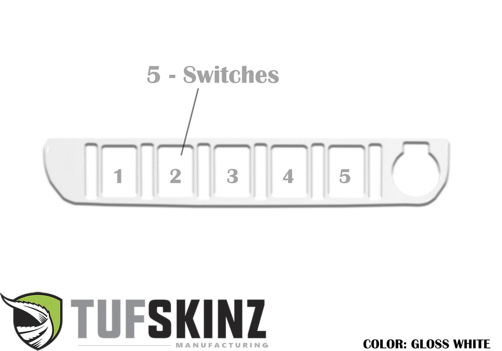 Center Dash Switch Panel Accent Fits 2016-2023 Toyota Tacoma