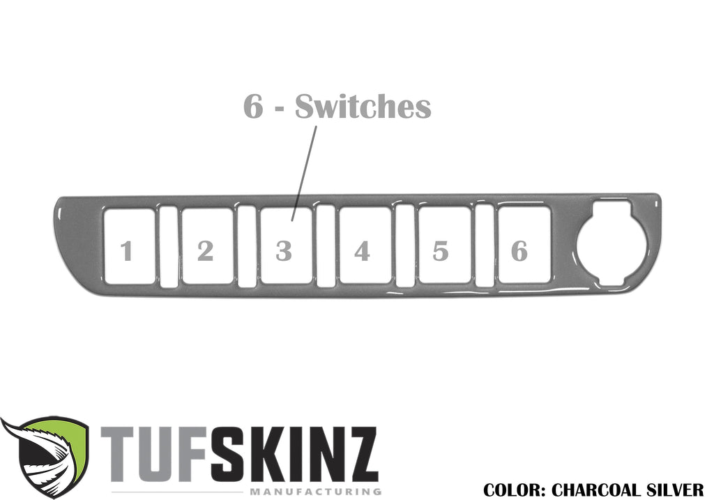 Center Dash Switch Panel Accent Fits 2016-2023 Toyota Tacoma