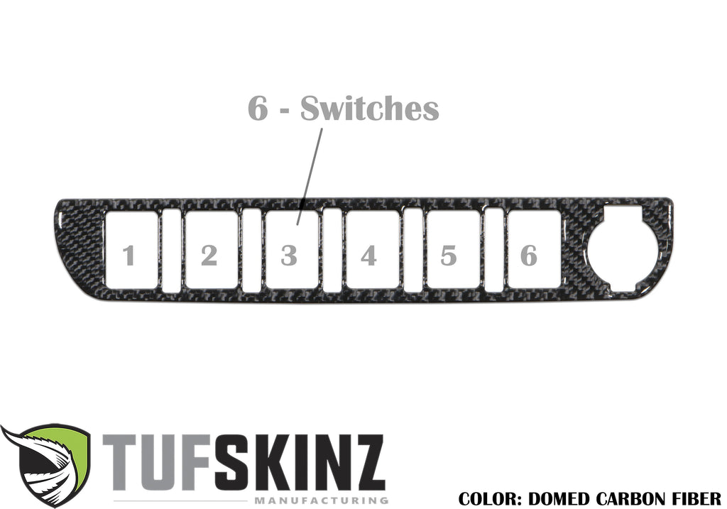Center Dash Switch Panel Accent Fits 2016-2023 Toyota Tacoma