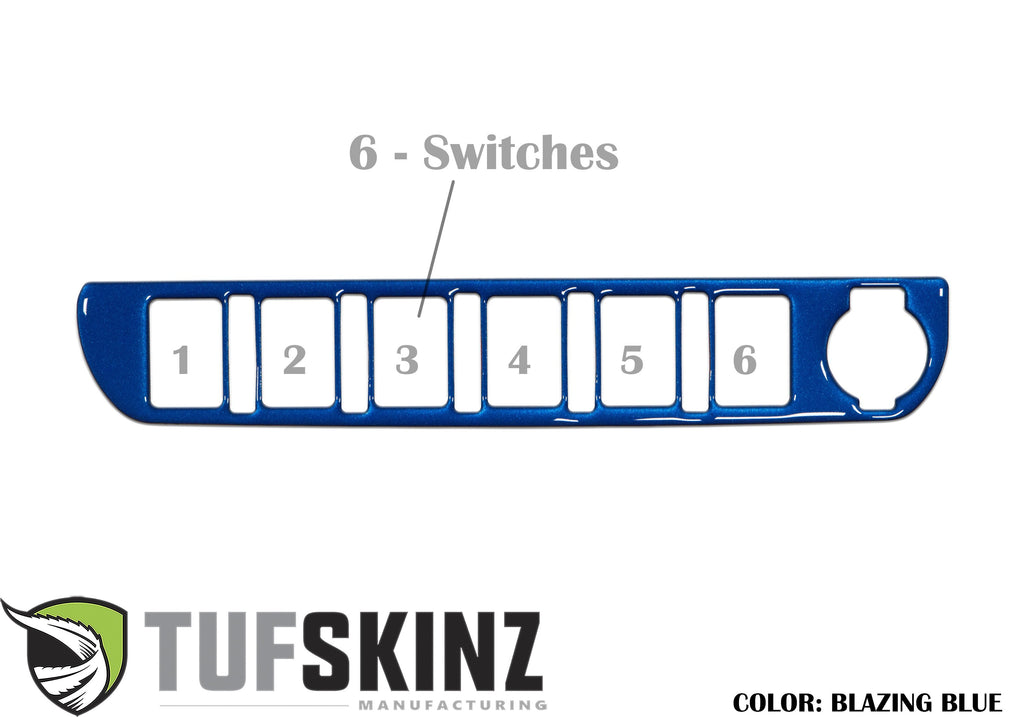Center Dash Switch Panel Accent Fits 2016-2023 Toyota Tacoma