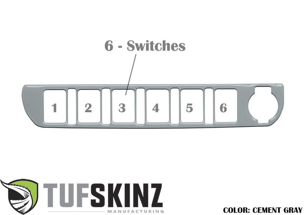 Center Dash Switch Panel Accent Fits 2016-2023 Toyota Tacoma