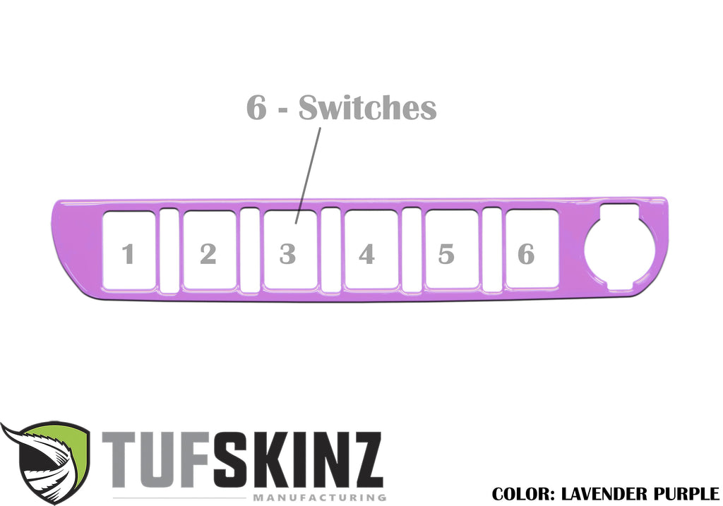 Center Dash Switch Panel Accent Fits 2016-2023 Toyota Tacoma