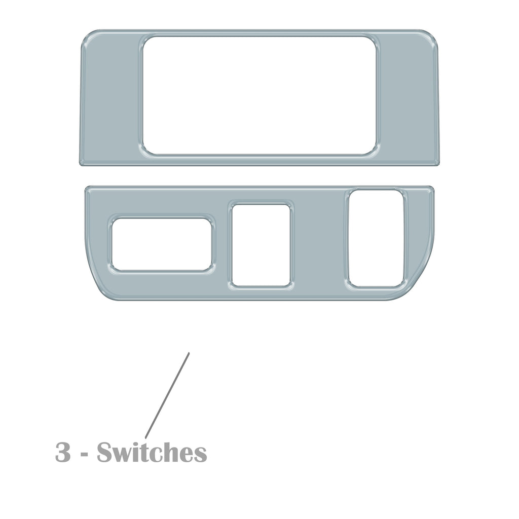 Dim Light Control Accent Trim Fits 2016-2022 Toyota Tacoma