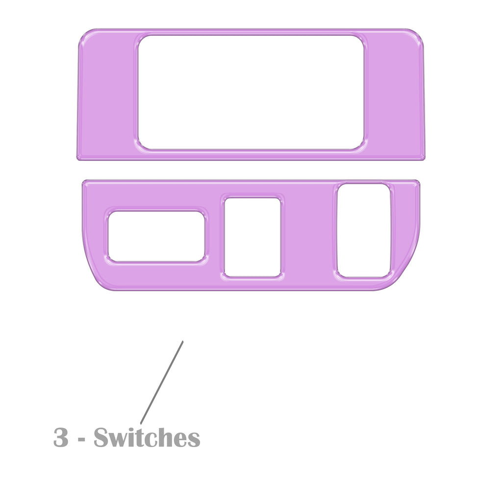 Dim Light Control Accent Trim Fits 2016-2022 Toyota Tacoma
