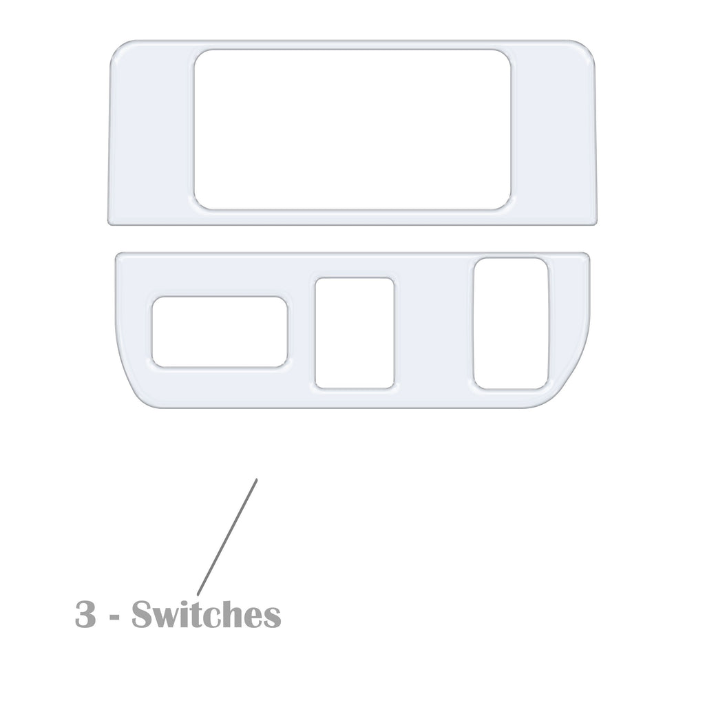 Dim Light Control Accent Trim Fits 2016-2022 Toyota Tacoma
