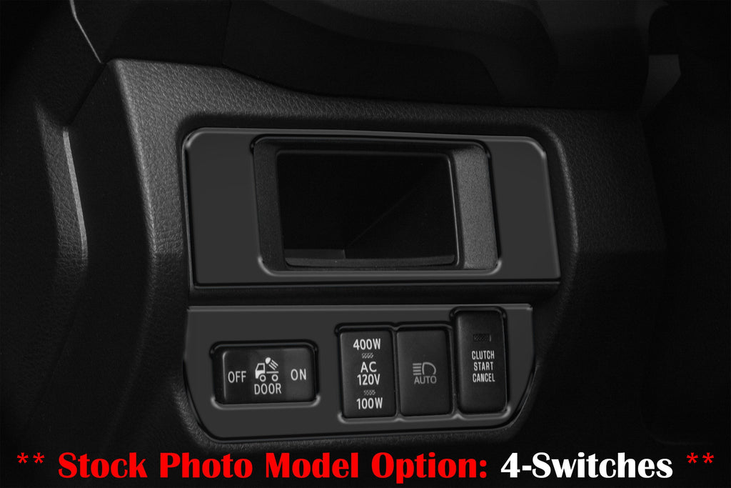 Dim Light Control Accent Trim Fits 2016-2022 Toyota Tacoma