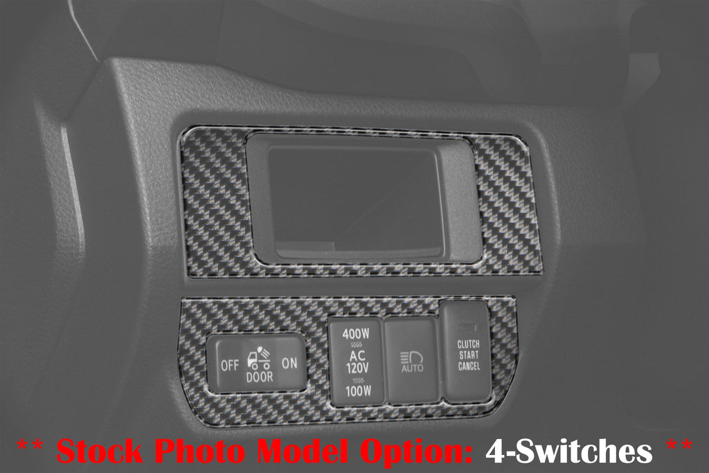 Dim Light Control Accent Trim Fits 2016-2022 Toyota Tacoma