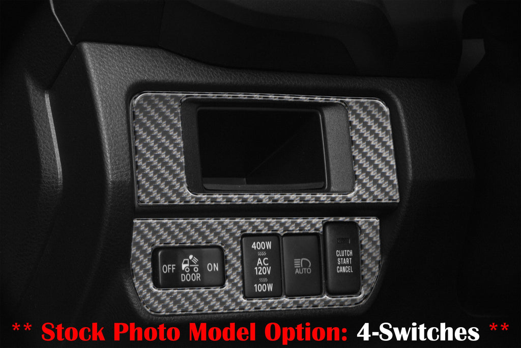 Dim Light Control Accent Trim Fits 2016-2022 Toyota Tacoma