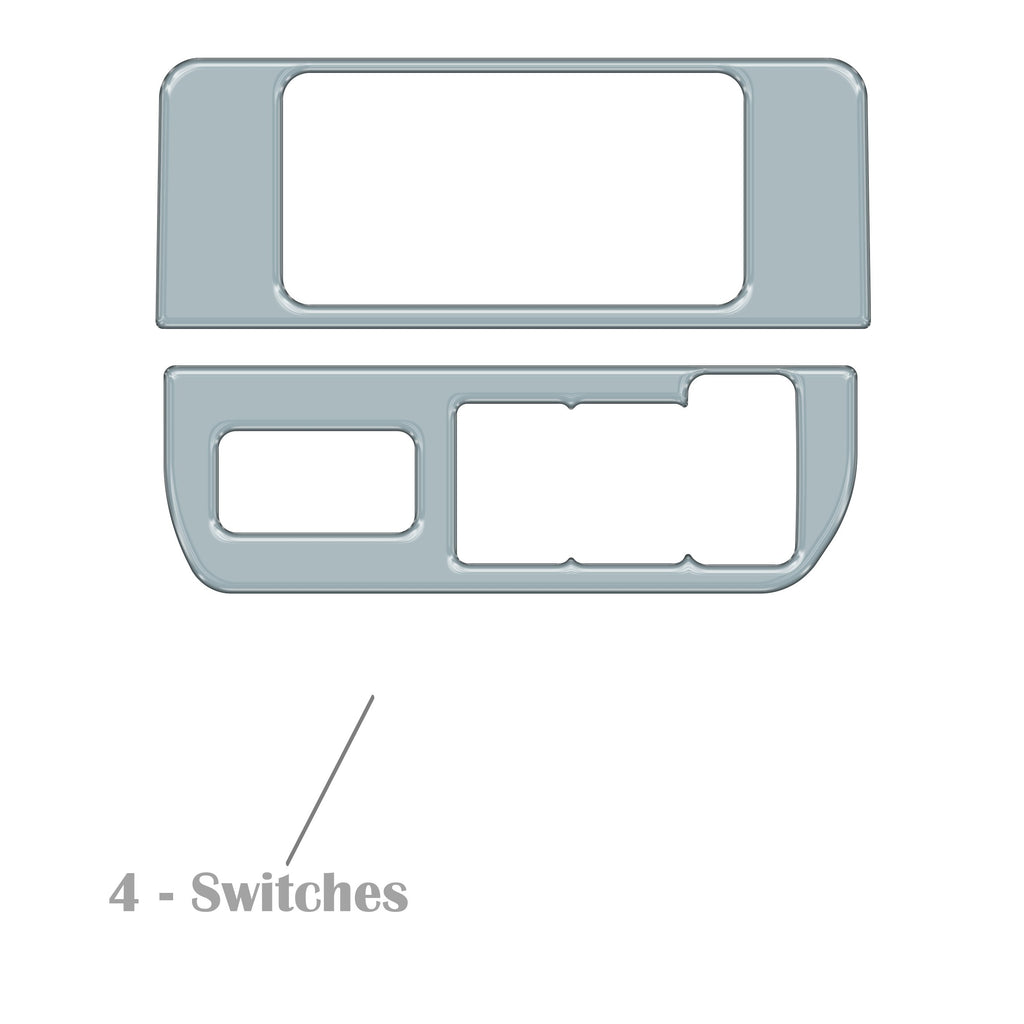 Dim Light Control Accent Trim Fits 2016-2022 Toyota Tacoma