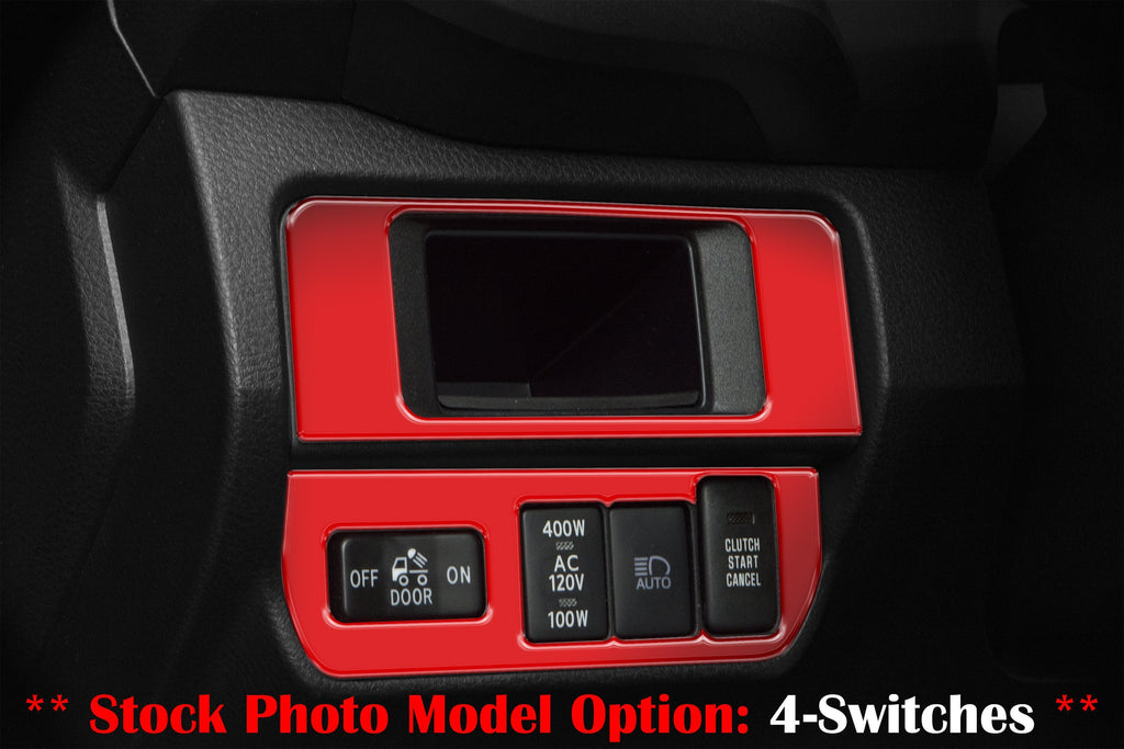 Dim Light Control Accent Trim Fits 2016-2022 Toyota Tacoma