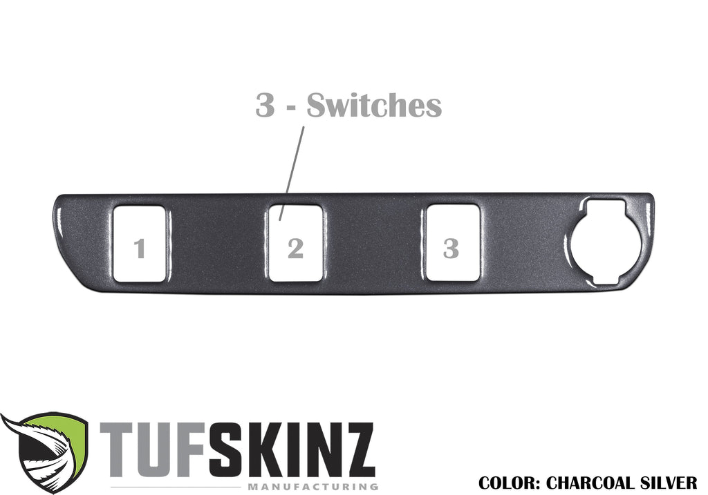 Center Dash Switch Panel Accent Fits 2016-2023 Toyota Tacoma