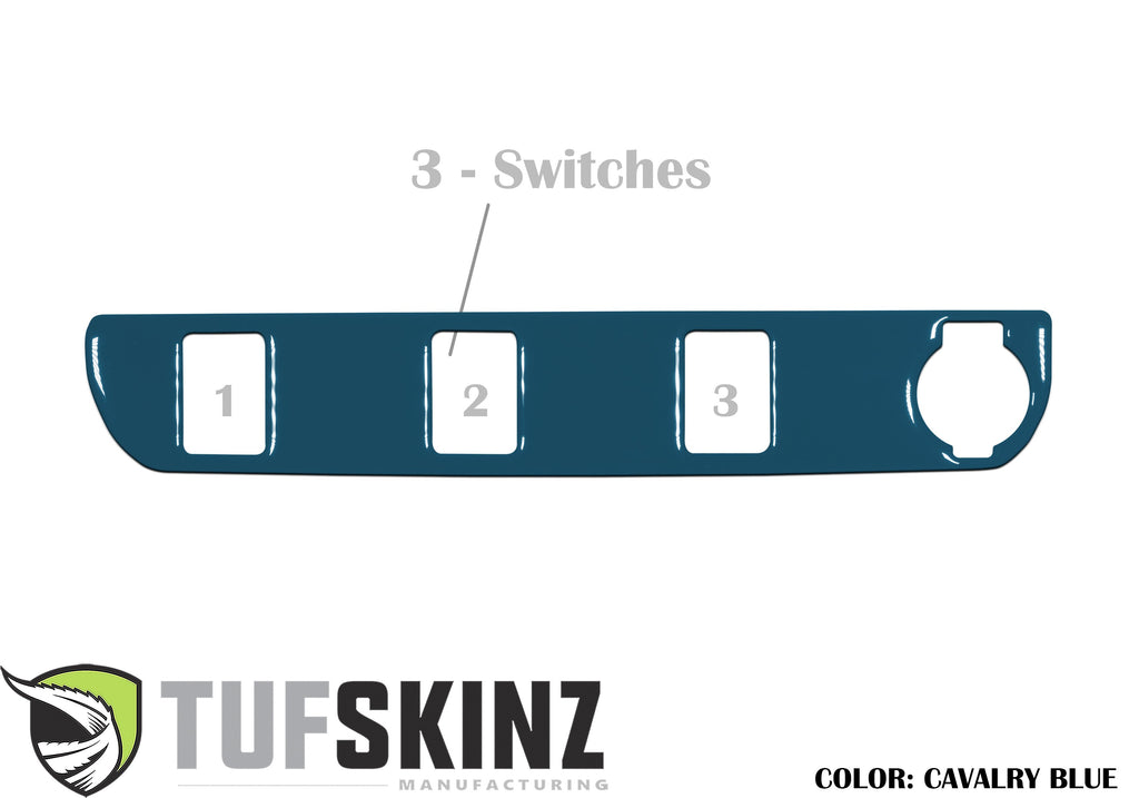 Center Dash Switch Panel Accent Fits 2016-2023 Toyota Tacoma