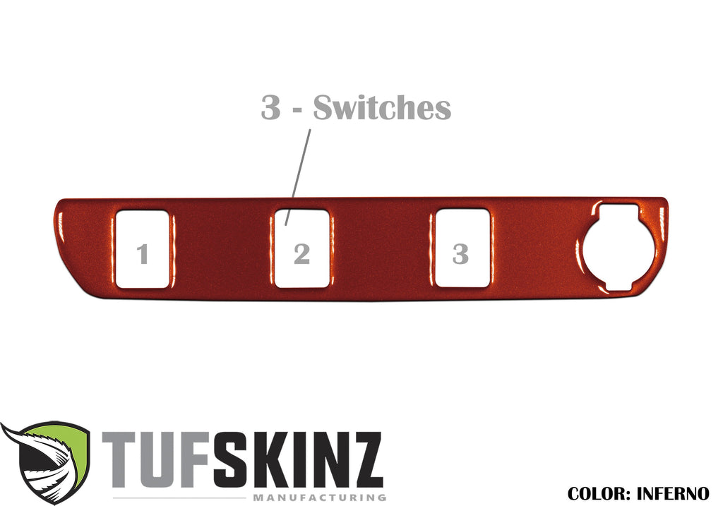Center Dash Switch Panel Accent Fits 2016-2023 Toyota Tacoma
