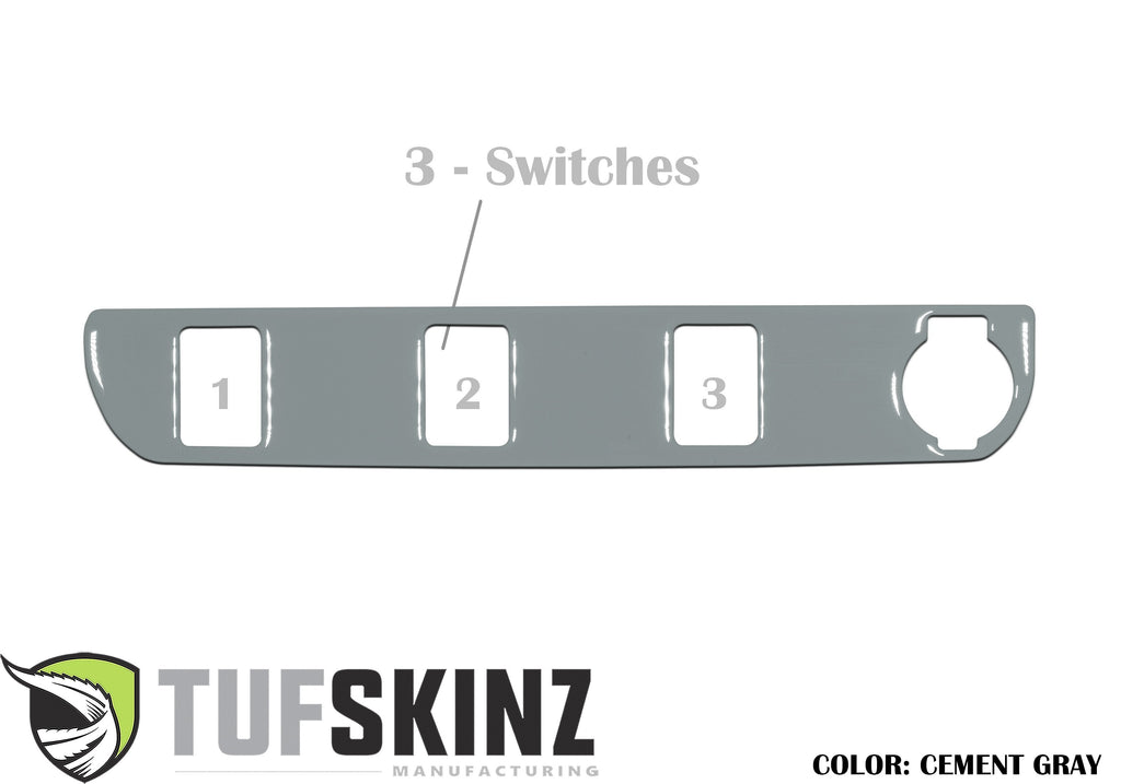 Center Dash Switch Panel Accent Fits 2016-2023 Toyota Tacoma