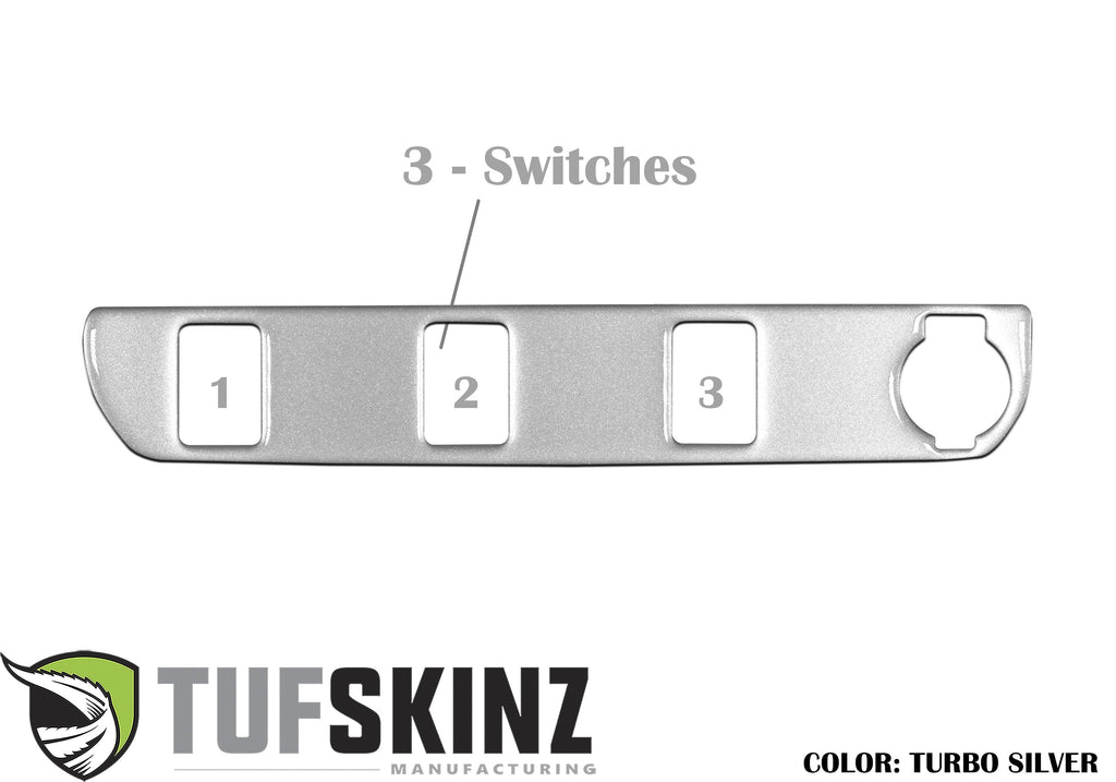 Center Dash Switch Panel Accent Fits 2016-2023 Toyota Tacoma
