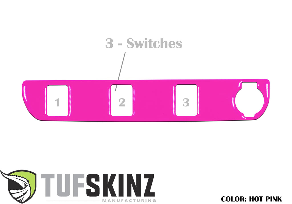 Center Dash Switch Panel Accent Fits 2016-2023 Toyota Tacoma