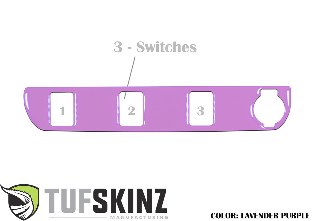 Center Dash Switch Panel Accent Fits 2016-2023 Toyota Tacoma