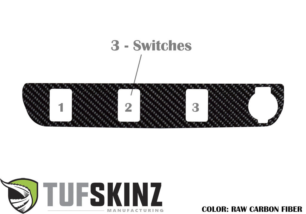 Center Dash Switch Panel Accent Fits 2016-2023 Toyota Tacoma