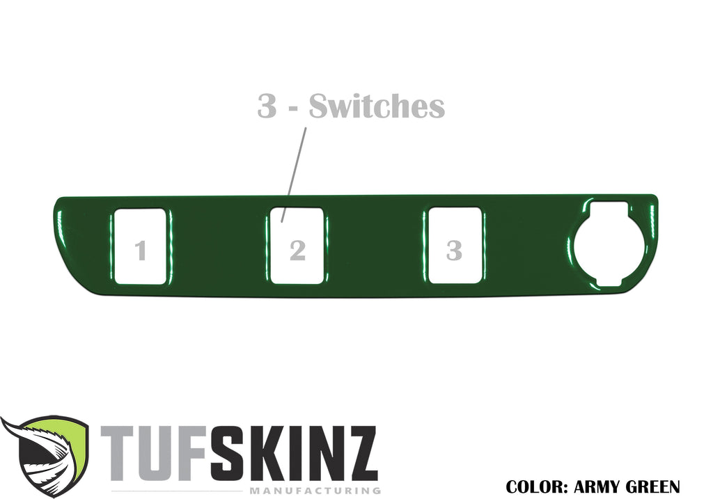 Center Dash Switch Panel Accent Fits 2016-2023 Toyota Tacoma