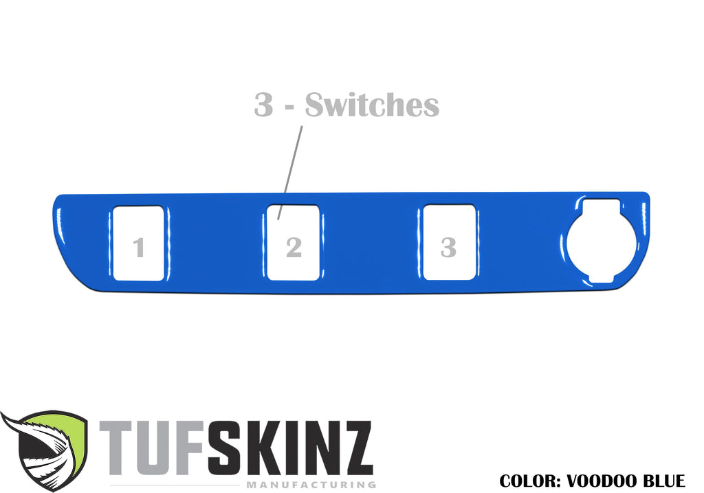 Center Dash Switch Panel Accent Fits 2016-2023 Toyota Tacoma