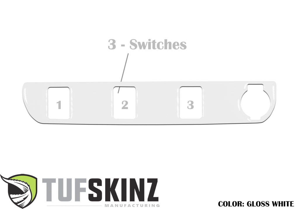 Center Dash Switch Panel Accent Fits 2016-2023 Toyota Tacoma