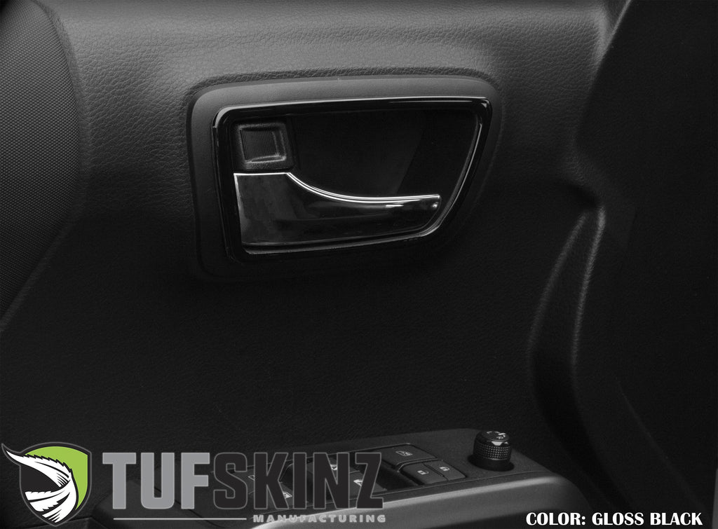 Door Handle Surround Accent Trim Overlays Fits 2016-2023 Toyota Tacoma