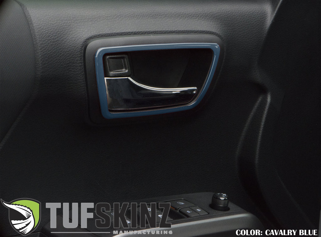 Door Handle Surround Accent Trim Overlays Fits 2016-2023 Toyota Tacoma