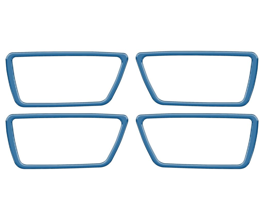 Door Handle Surround Accent Trim Overlays Fits 2016-2023 Toyota Tacoma