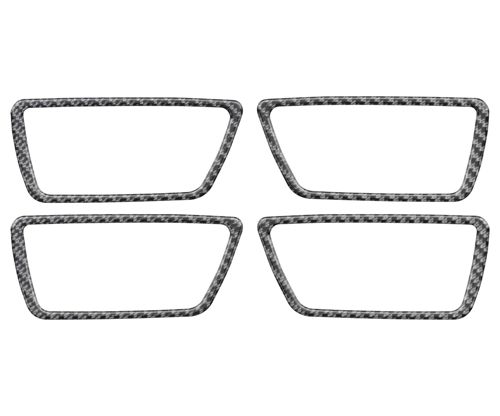 Door Handle Surround Accent Trim Overlays Fits 2016-2023 Toyota Tacoma