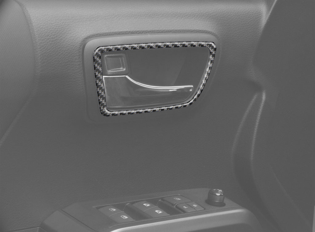 Door Handle Surround Accent Trim Overlays Fits 2016-2023 Toyota Tacoma