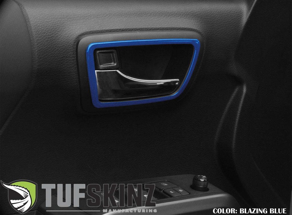 Door Handle Surround Accent Trim Overlays Fits 2016-2023 Toyota Tacoma