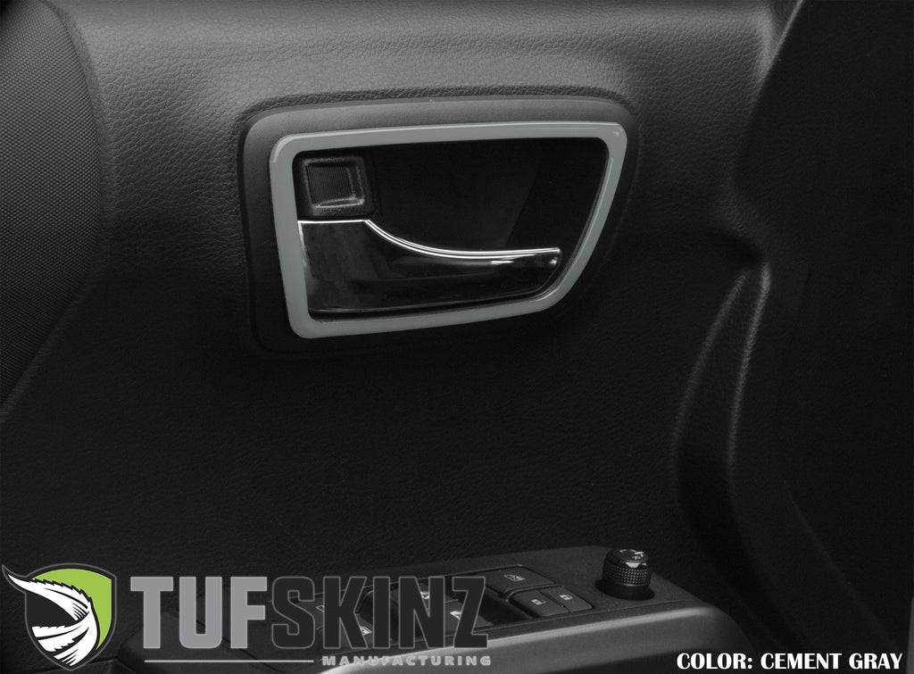 Door Handle Surround Accent Trim Overlays Fits 2016-2023 Toyota Tacoma