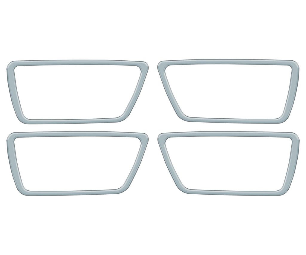 Door Handle Surround Accent Trim Overlays Fits 2016-2023 Toyota Tacoma