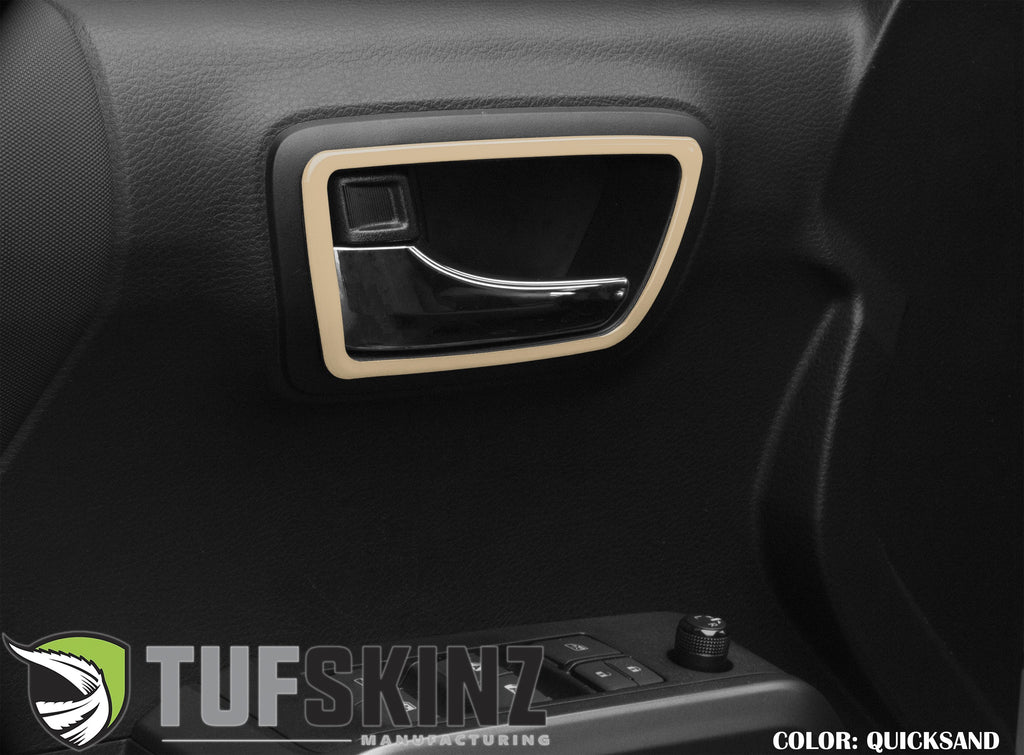 Door Handle Surround Accent Trim Overlays Fits 2016-2023 Toyota Tacoma