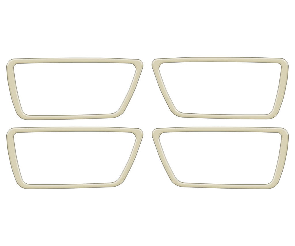 Door Handle Surround Accent Trim Overlays Fits 2016-2023 Toyota Tacoma