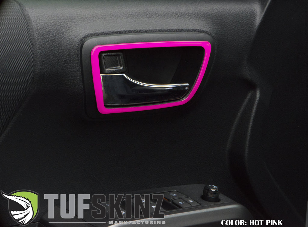 Door Handle Surround Accent Trim Overlays Fits 2016-2023 Toyota Tacoma