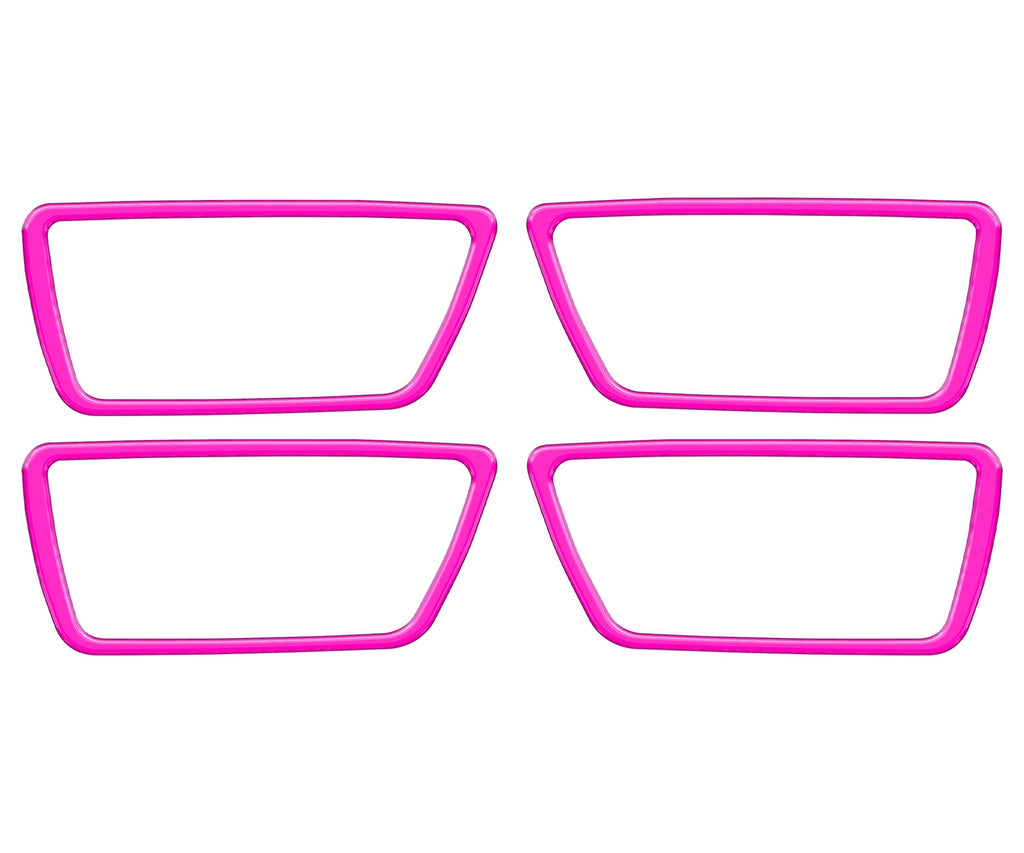 Door Handle Surround Accent Trim Overlays Fits 2016-2023 Toyota Tacoma