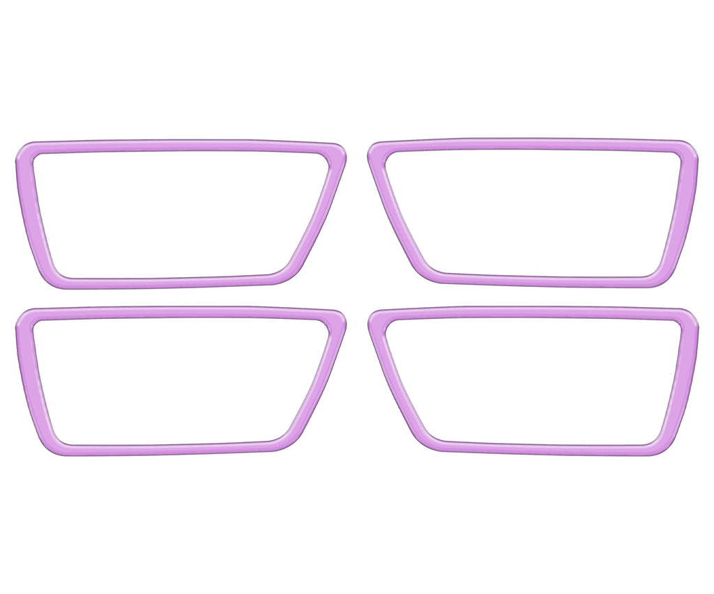 Door Handle Surround Accent Trim Overlays Fits 2016-2023 Toyota Tacoma