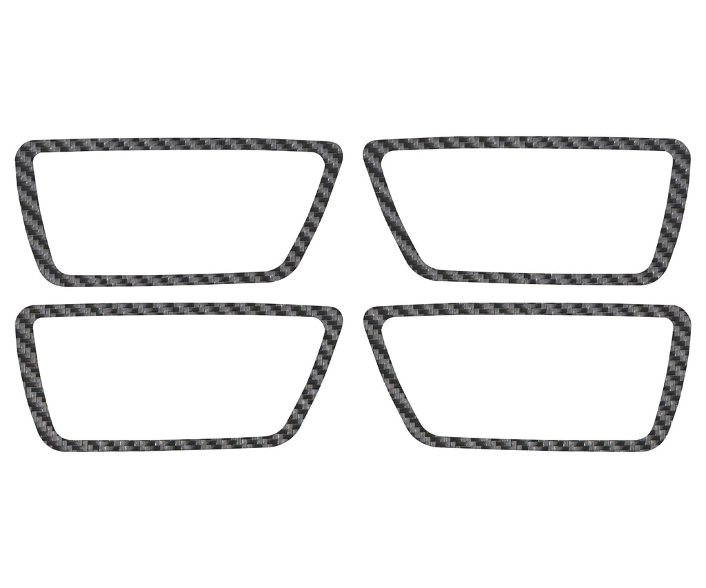 Door Handle Surround Accent Trim Overlays Fits 2016-2023 Toyota Tacoma