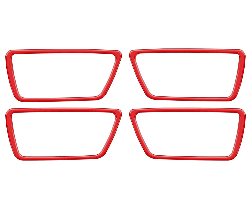 Door Handle Surround Accent Trim Overlays Fits 2016-2023 Toyota Tacoma