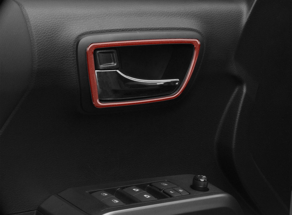 Door Handle Surround Accent Trim Overlays Fits 2016-2023 Toyota Tacoma