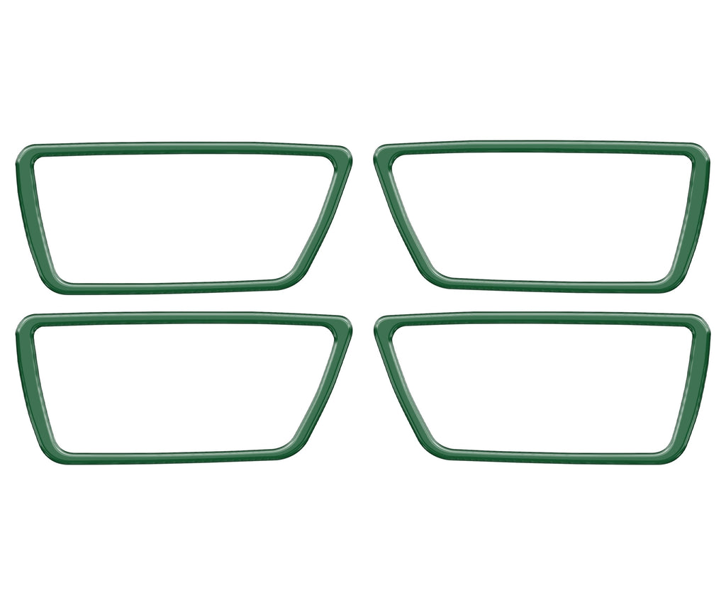 Door Handle Surround Accent Trim Overlays Fits 2016-2023 Toyota Tacoma