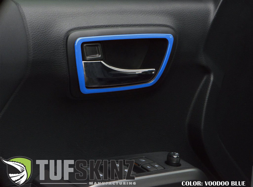 Door Handle Surround Accent Trim Overlays Fits 2016-2023 Toyota Tacoma