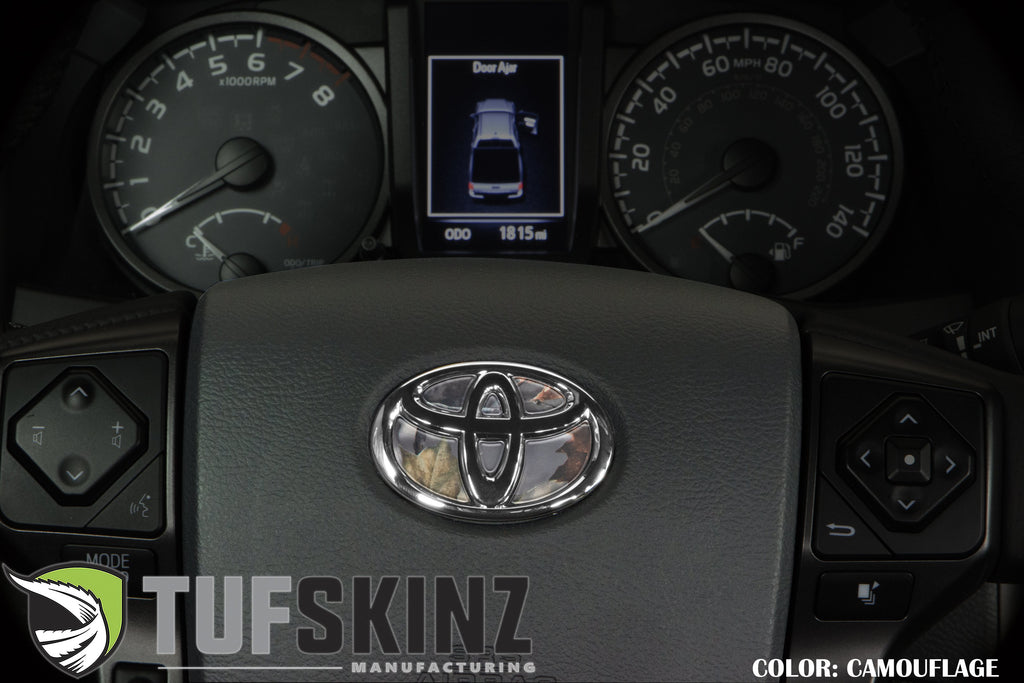 Steering Wheel Emblem Inserts Fits 2016-2023 Toyota Tacoma