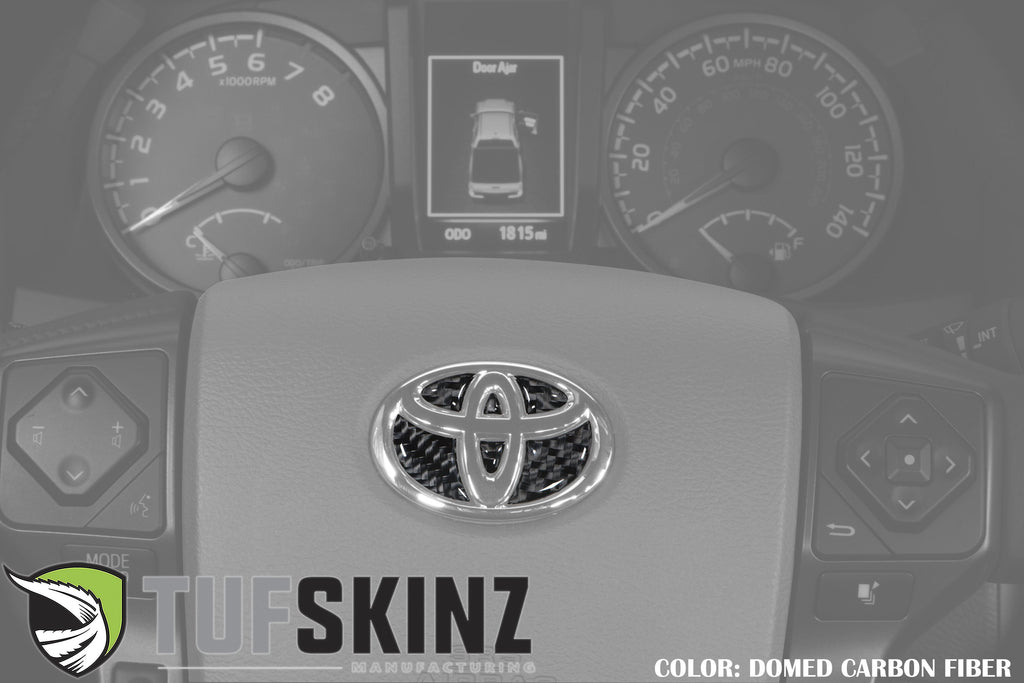 Steering Wheel Emblem Inserts Fits 2016-2023 Toyota Tacoma
